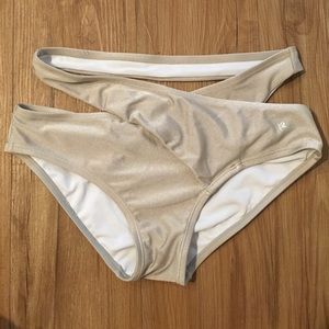 Sognareby tan crossover pole dance shorts